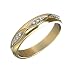 JewelsForum 0.27Cts Simulé Bagues D'Anniversaire De Mariage De Diamant Bagues En Argent Sterling Plaqué Or 14 Carats Bague Infini À Porter Au Quotidien Bijoux Confort Fit 3 Mm De Largeur