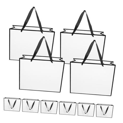 Paquet présents en papier blanc Gatuida : emballage de présents léger pour anniversaire