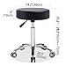 Antlu Rolling Stool Swivel Chair for Office Medical Salon Tattoo Kitchen Massage Work,Adjustable Height Hydraulic Stool with Wheels (Black)
