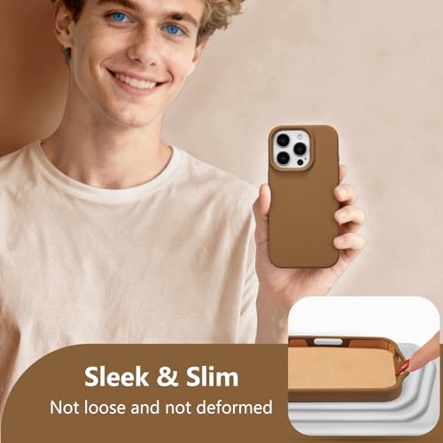 UCASONG Capa magnética para iPhone 16 Plus de 6,7 polegadas, capa de silicone líquido premium, [compatível com Magsafe] [forro de microfibra macio antiarranhões], capa de telefone fina e à prova de