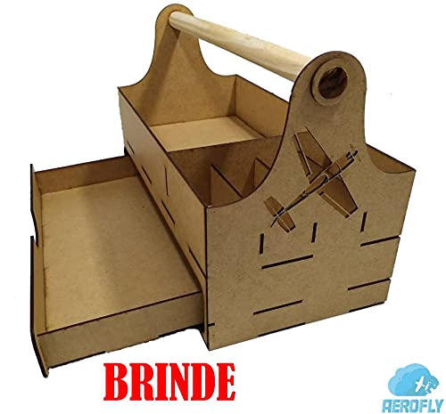 Aeromodelo Cessna Eletrico Completo Controle 6 Canais, Kit 5