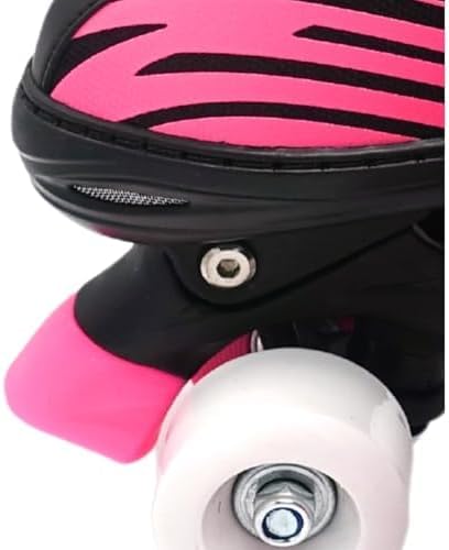Patins Infantil de 4 Rodas Ajustáveis com Kit de Proteção Resistente, UNI TOYS (P - 30 a 33)