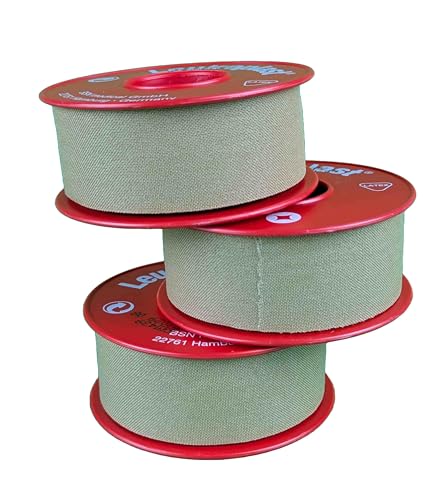 Leukoplast pansements adhésifs bande de fixation 9,2m x 2,50cm lot de 3