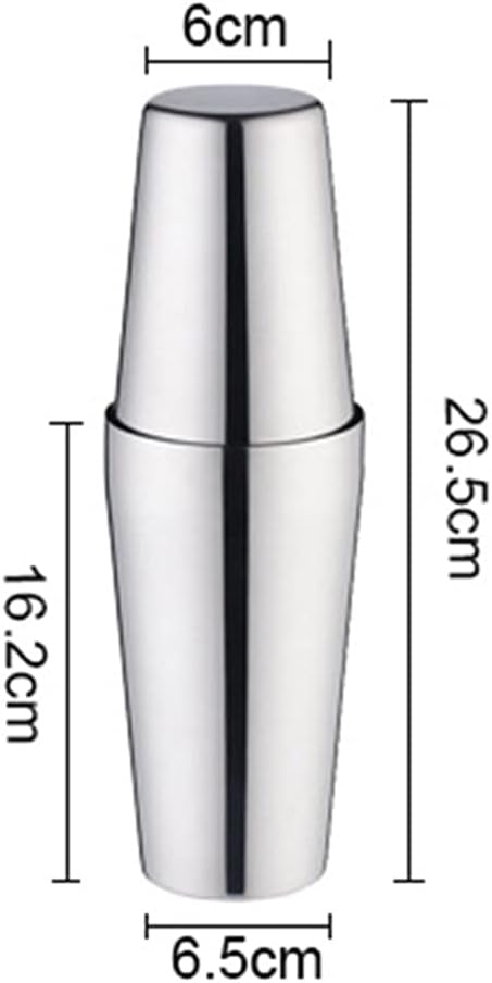 VIDI Cocktail Shakers Martini Steel Shaker Mixer Wine Boston For Bartender Drink Party Bar Tools 750+600ML