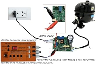 Multifunctional Refrigerator Compressor Tester - Pulse Solenoid & Inverter Compressor Tester - DC Fan Damper Electric Valve Fault Detector