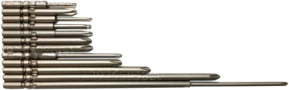 Screwdriver Bits Set Drill Bit Set 12pcs Phillips Head Long Magnetic Screwdriver Bit Set 801