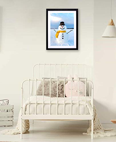 Wkdp 16X20 Diamond Painting Frame 40X50Cm Diamond Art Frames, Display Pictures16X20Inch / 40X50Cm Without Mat Or 14X18Inch / 35X45Cm With Mat, Solid Wood Frame Black (Fk005) #TOP6