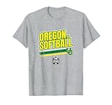 Oregon Ducks - WCWS Stripe - NCAA Softball T-Shirt