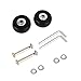 Produktbild Alomejor 40MM Gepäck Suitcase Räder Ersatz PU Gummi Koffer Roller Reparatur Set mit Achsen Schrauben Schraubenschlüssel Lager für Gepäck Koffer