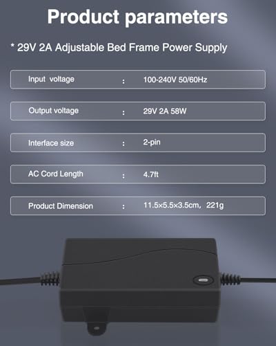 Piezas de repuesto de cama de 29V para reparar motor Ergo y Sealy Ease 3