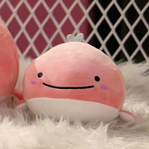 Jenpech Whale Plush Toy Lovely Sofa Ornament Soft Sleeping Accompany Plushies Stuffed Sea Life Doll Toy Plush Pillow For Lovely Boys Girls Christmas Birthday Gift Pink S #TOP6