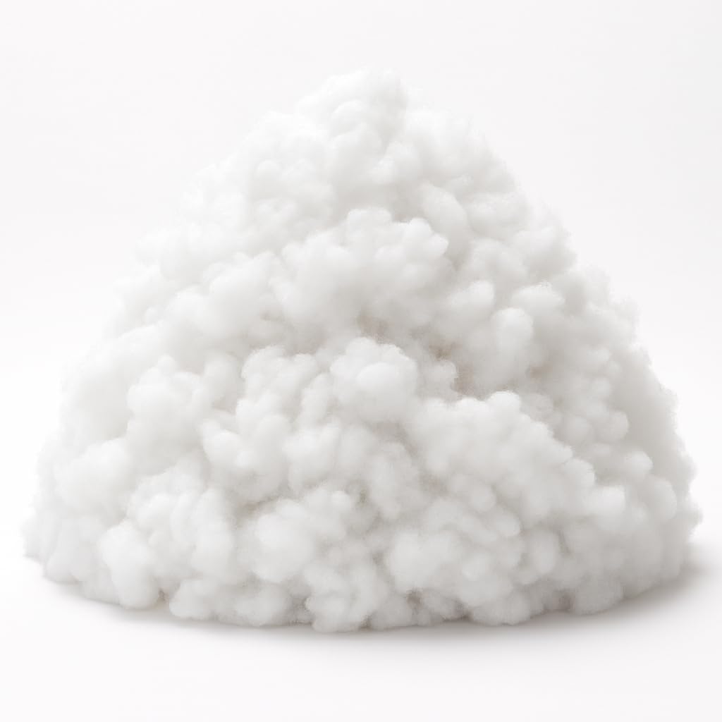 ME ME MART, Soft Fiber Polyester Filling for Pillows, Teddy Bears, and Crafts | Recron Synthetic Cotton, Poly Fill for Cushions, Crochet Projects - Cloud-Like Softness (Quality : 15NDR) (500 GM)-image-49