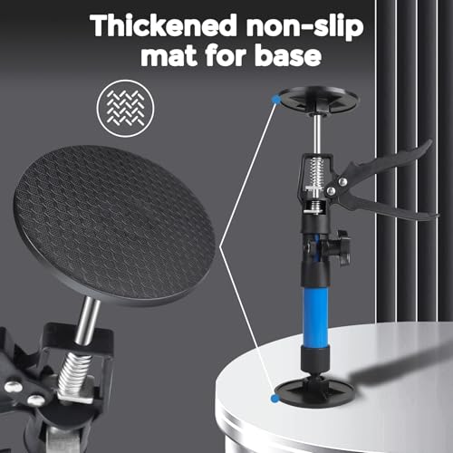 MIGUBIGU 2 Pièces Étai de Soutien Support de Plafond Tige Télescopique, Étai Porte Télescopique, Charge Maximale 40 kg, Étirement 30-59cm, pour Armoires, Cadres de Porte – vue 6
