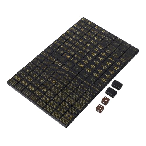 Mini Mahjong de viaje compacto con dados miniatura 1