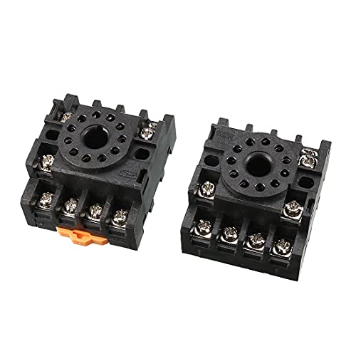 uxcell PF113A Relay Base Socket 11 Pin for MK3P-I JQX-10F 5Pcs