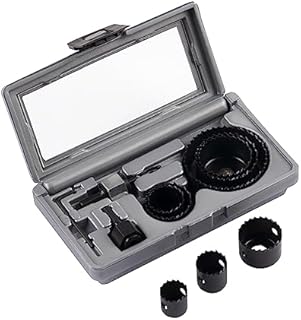 Bosch Accessories 2607019450 Zestaw Otwornic, Szary/Czarny, 11 części