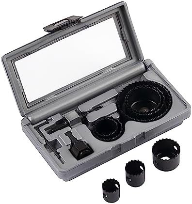 Bosch Accessories 2607019450 Zestaw Otwornic, Szary/Czarny, 11 części