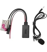Akozon for RNS-E Bluetooth Adapter, Bluetooth 5.0 Car AUX Cable Adapter with Microphone Replaceme...