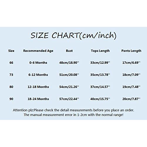 Mercatoo Pijamas de verão para bebês recém-nascidos e meninas meninos de algodão sólido manga curta