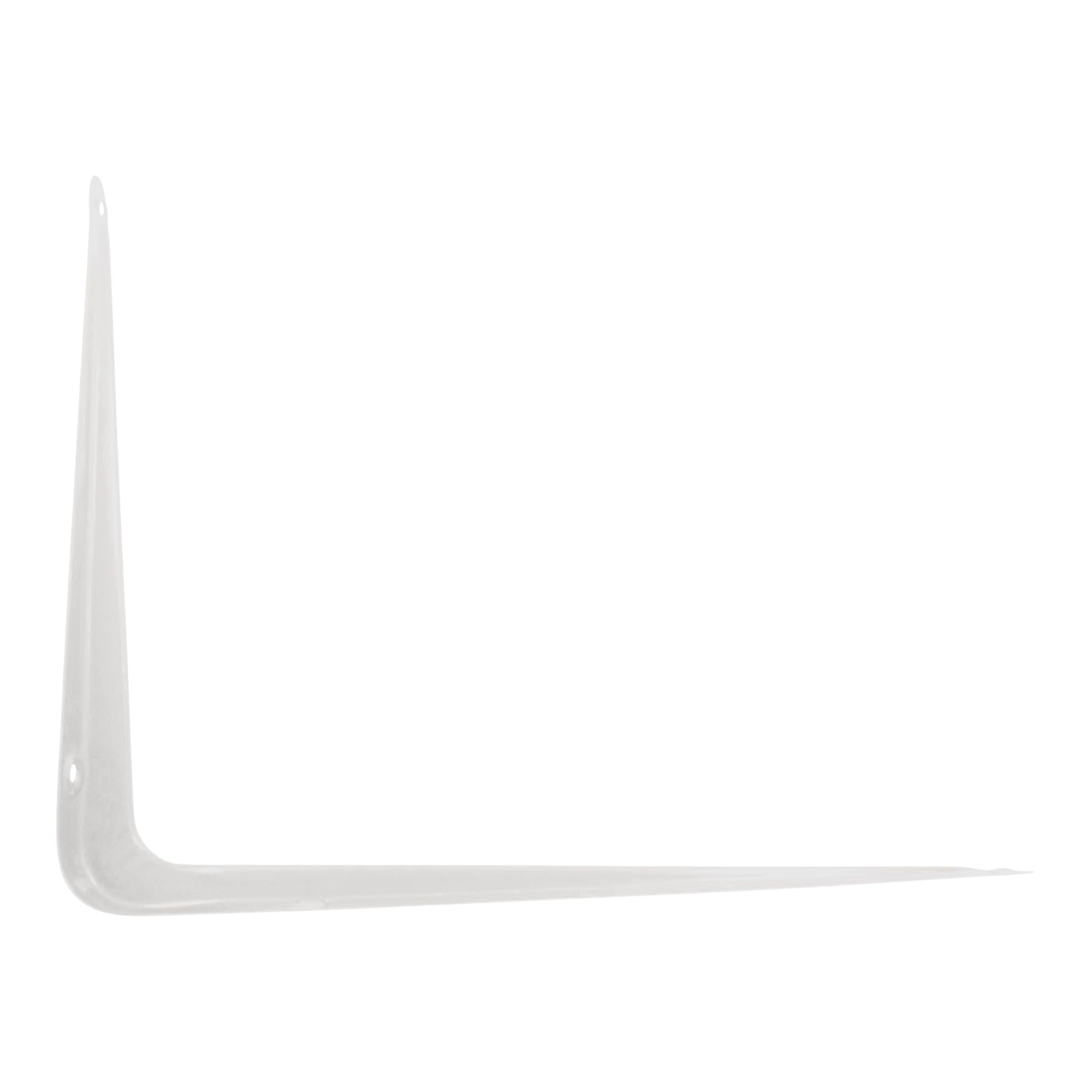 Bulk Hardware BH05652 Staffe Porta-Mensole in Stile Londinese, Bianco, Set di 20 Pezzi