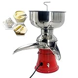 YIEOTM Elektrischer Milch-Sahne-Zentrifugal-Separator, Edelstahl 80L/H Ziegen-Kuh-Milch-Separator, Verwandelt Roh- oder Vollmilch in Sahne und Magermilch / 110V