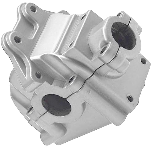 Couvercle boîtier boîte vitesses WLtoys 144001 métal argent 1/14