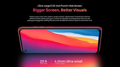 Ulefone Note 11P 4G Smartphone Android 11 Libre con Pantalla de 6.55 Pulgadas HD+ 3