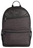 Bugatti Universum Rucksack Herren Arbeit Groß – 15 Zoll Laptopfach - Hochwertiger Männer Laptoprucksack - Business Arbeitsrucksack Alltagsrucksack, Schwarz