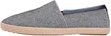 Tommy Hilfiger Herren Espadrilles Chambray aus Leinen, Schwarz (Black), 43