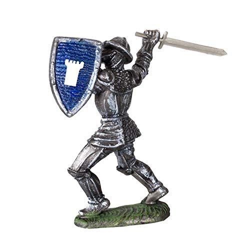 MAROLIN Plastik Spielfiguren Sortiment Ritter - 10 Figuren - Deutsches Manufakturprodukt