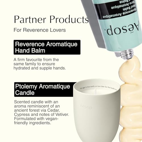 Aesop Reverence Aromatique Exfoliating Hand Wash | Exfoliating Hand Soap with Finely Milled Pumice | Gentle Cleanser & Skin-Smoothing Formula with Vetiver, Petitgrain & Bergamot | 500mL / 16.9 oz by Aesop - Image 7