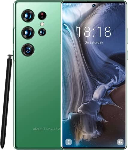 WV LeisureMaster G23 + 5G Ultra Cell Phone - Factory Unlocked Android Smartphone, 128GB Storage, 100MP Camera - Long Battery Life - S Pen - US Version - 2023(Green)