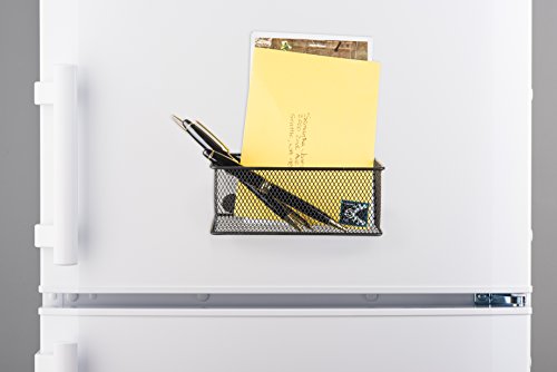 Mygift Black Metal Wire Mesh Magnetic Marker Basket For Whiteboard, Office Supply Organizer, Set Of 3 #TOP2