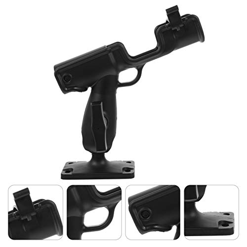 Barco de caiaque BESPORTBLE, suporte de plástico nivelado, suporte de vara de pesca para barcos, ace