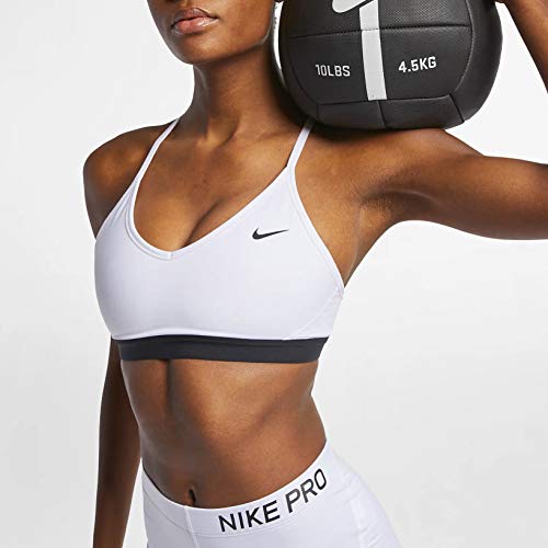 Nike Women's Indy Sports Bra (X-Large, White/Black) #TOP4