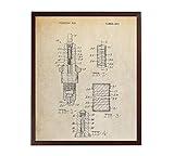 Turnip Designs Spark Plug Car Patent Prints Blueprint Automotive Decor Engine Auto Shop Poster TDP1113