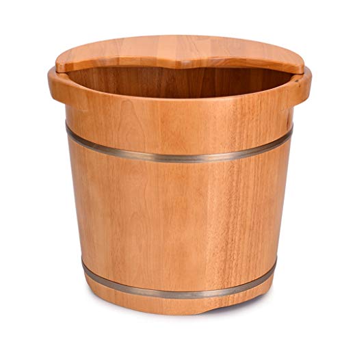 Spa de pies de madera grande 35cm con cubierta