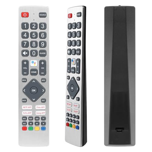 Infrarot-Ersatz für Sharp Smart TV Fernbedienung SHWRMC0133, YiBiChin IR Fernbedienung für Sharp Smart TVs 24BI6EA 32BI5EA 40BL2EA 40BN6EA 43BL5EA, kein Setup erforderlich (Keine Sprachfunktion)