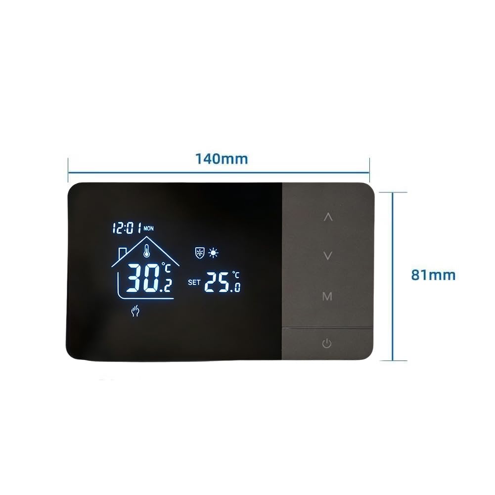 Thermostat WiFi W506 3 A, 2 fils pour chaudière, programmable 7 jours