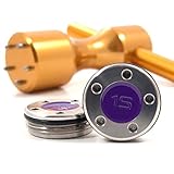 19th Hole Custom Shop 2 of 15g Purple Weight for Scotty Cameron Putters with Wrench Tool (Gold)