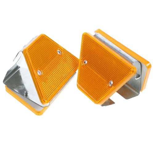 Veemoon 2 piezas Marcadores Reflectivos Trapezoidales para Carretera miniatura 1