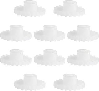 Othmro 10pcs Plastic Gears 20 Teeth Model 202A Reduction Gear Plastic Worm Gears for RC Car Robot Motor