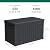 TARKARI 230 Gallon Resin Deck Box, Waterproof Outdoor Storage Box, Lockable for Patio Furniture, Garden Tools, Pool Accessories, UV-Resistant for All Weather Use, Black