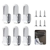 Soportes De Barra De Armario, para El Extremo De La Barra del Riel De La Cortina Y El Armario