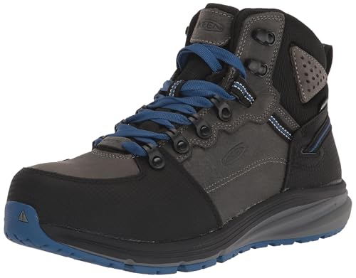 KEEN Utility Red Hook Mid WP Steel Grey/Bright Cobalt 11.5 D (M) by KEEN Utility - Used condition - US$144.61