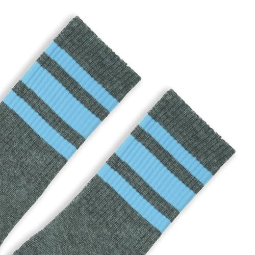 Athletic Crew Socks | Athletic Wear Striped Styles | Skateboarding Socks | Made in USA2