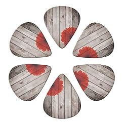 Lot de 6 médiators en bois pour guitare acoustique, guitare électrique, basse, ukulélé – Fin, moyen et épais. - Les Beatles, Paul McCartney, John Lennon, RIngo Starr, George Harrison Lot de 6 médiators en bois pour guitare acoustique, guitare électrique, basse, ukulélé - Fin, moyen et épais. – Image 4