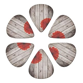 Lot de 6 médiators en bois pour guitare acoustique, guitare électrique, basse, ukulélé – Fin, moyen et épais. - Les Beatles, Paul McCartney, John Lennon, RIngo Starr, George Harrison Lot de 6 médiators en bois pour guitare acoustique, guitare électrique, basse, ukulélé - Fin, moyen et épais. – Image 4