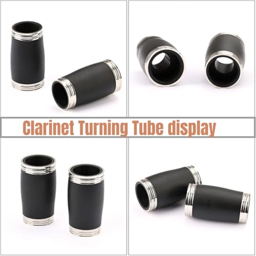 Clarinet Tuning Tube, 2Pcs Clarinet Tuning Tube Barrel 54mm Pitch Pipe B Flat Instrument Accessory Part - Thumbnail 6