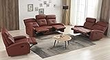 Marke: Mapo Möbel Mapo Möbel Voll-Leder Sofagarnitur Fernsehsofas Relaxsofas 5130-3+2+1-206